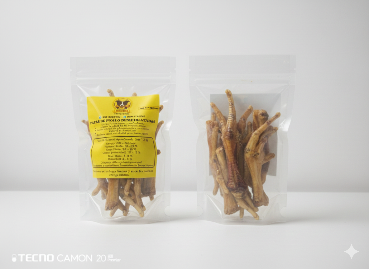 Patas De Pollo Deshidratada